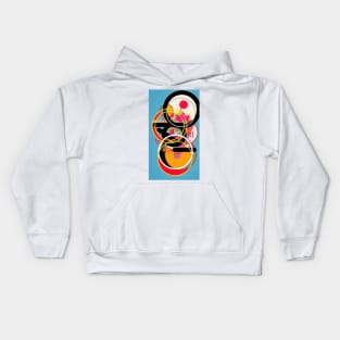 Expressive automatism abstract 7999 Kids Hoodie